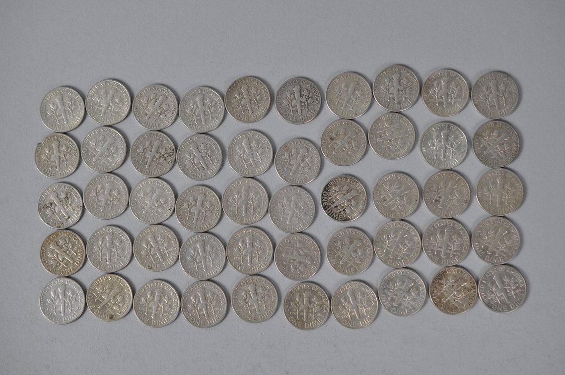 US Silver Dimes, photo 6 of 11