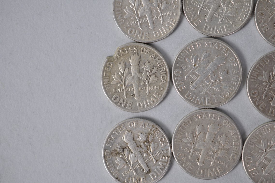 US Silver Dimes, photo 8 of 11