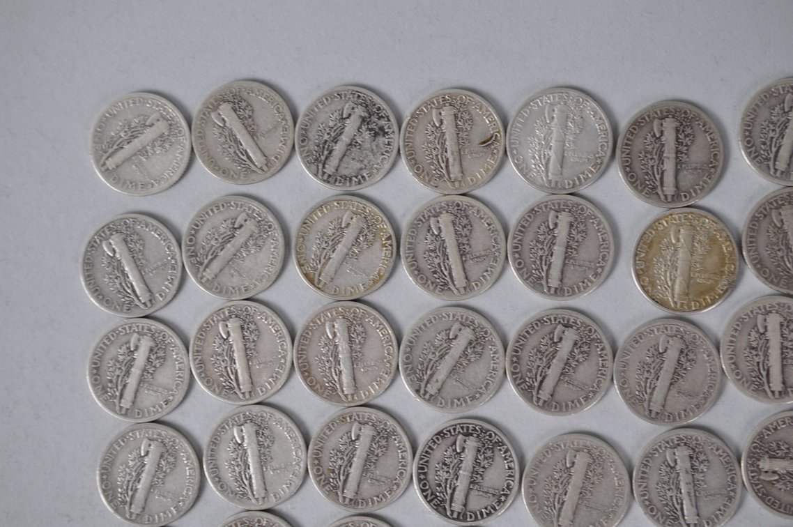 US Silver Dimes, photo 9 of 12