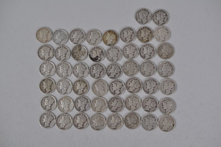 US Silver Dimes