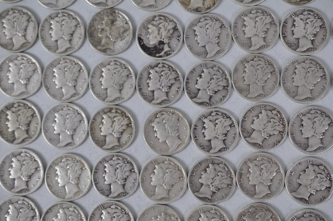 US Silver Dimes, photo 6 of 13