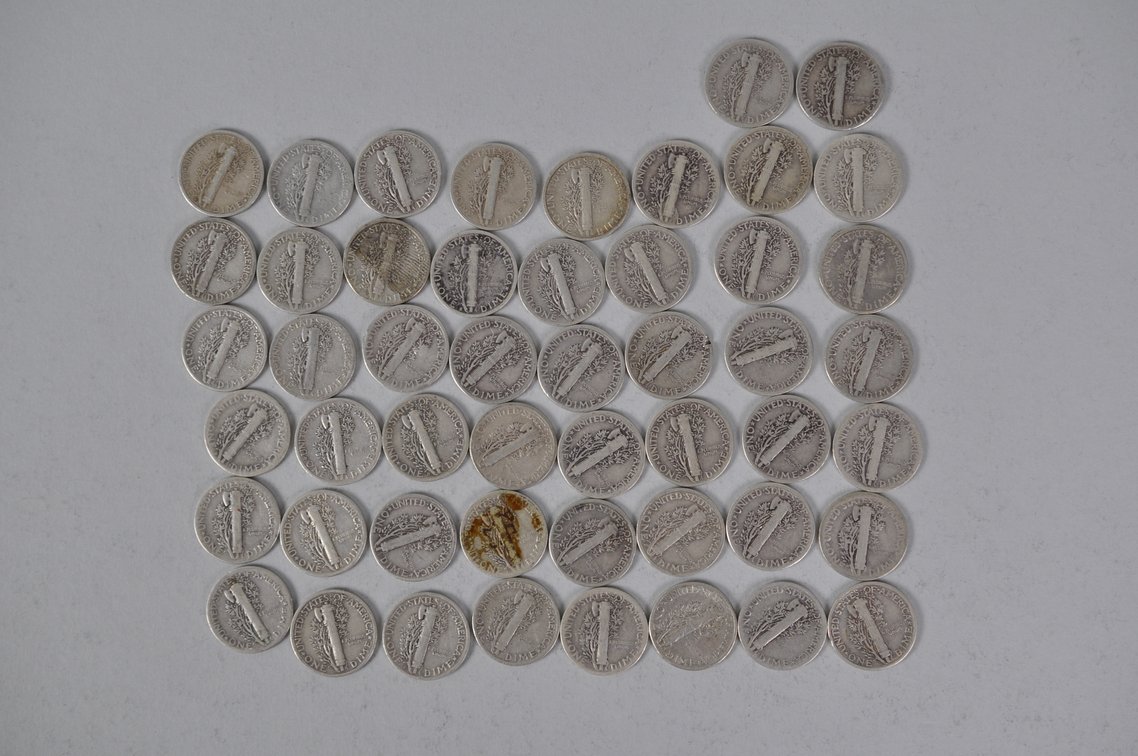 US Silver Dimes, photo 7 of 13
