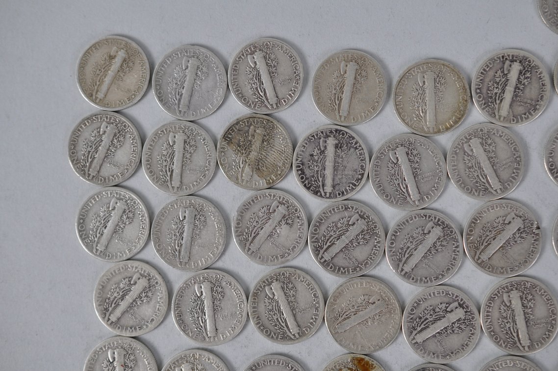 US Silver Dimes, photo 8 of 13