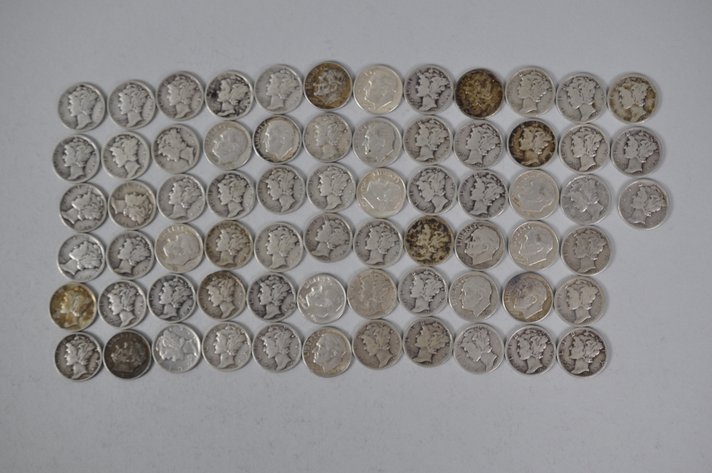 US Silver Dimes