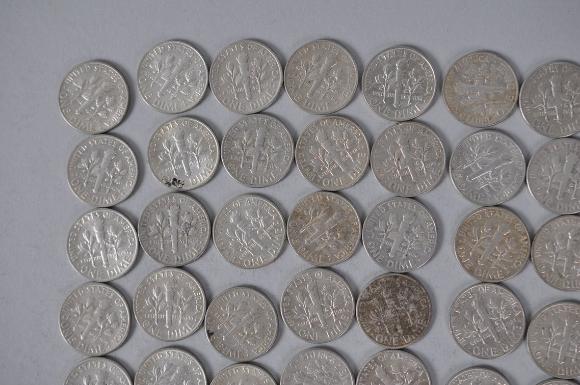US Silver Dimes, photo 8 of 13