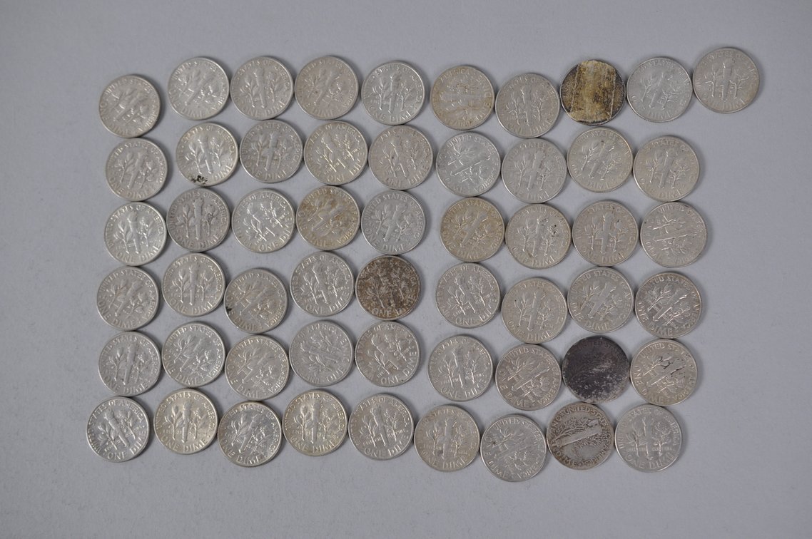 US Silver Dimes, photo 7 of 13