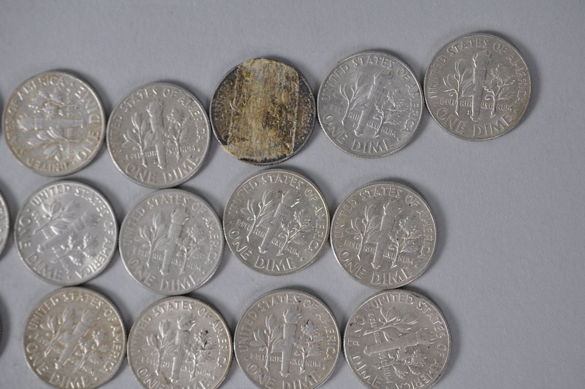 US Silver Dimes, photo 10 of 13