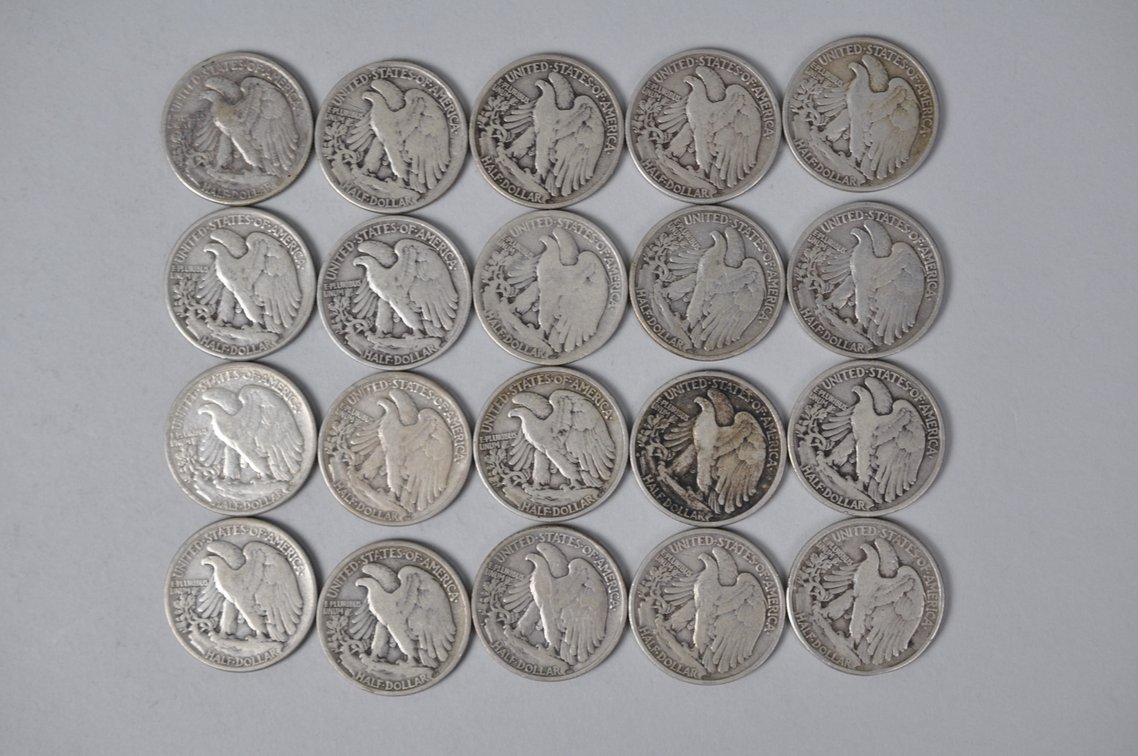 1940-1942 US Silver Half Dollars, photo 6 of 11