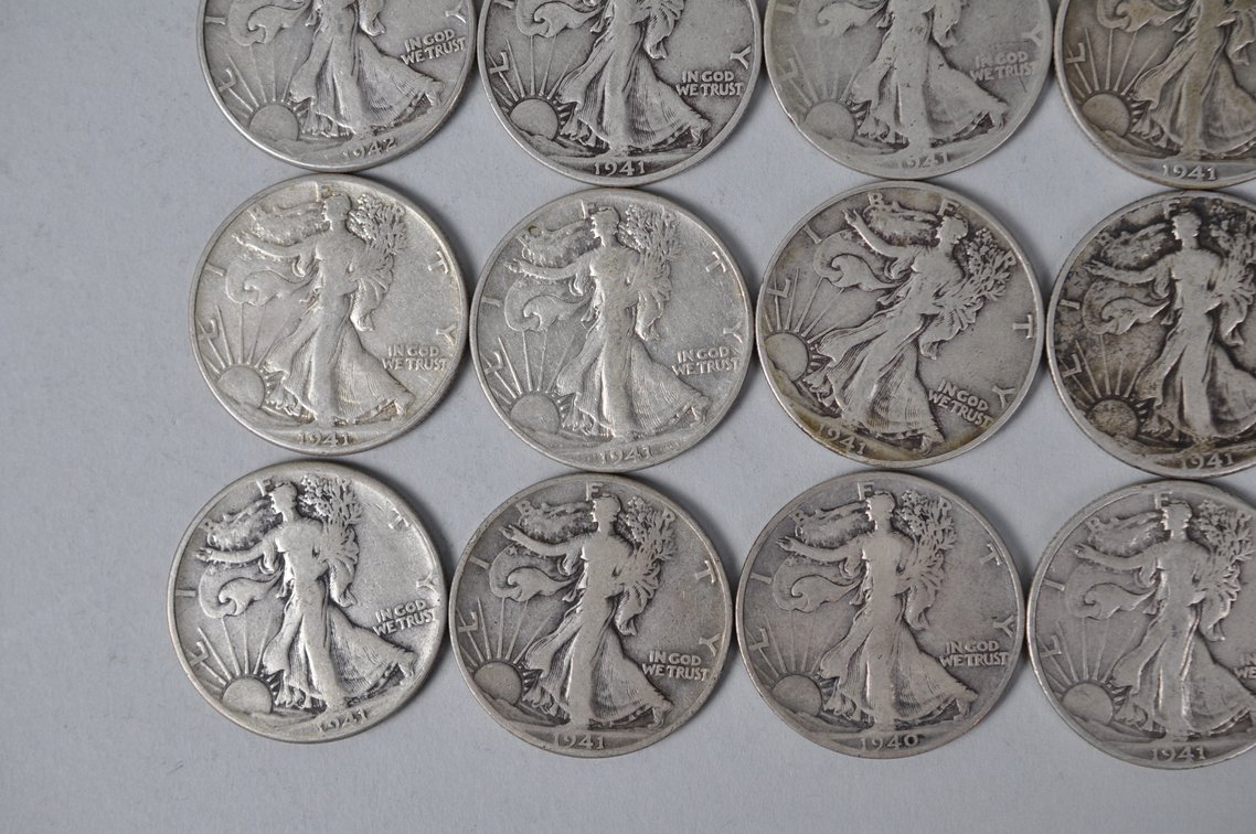 1940-1942 US Silver Half Dollars, photo 4 of 11