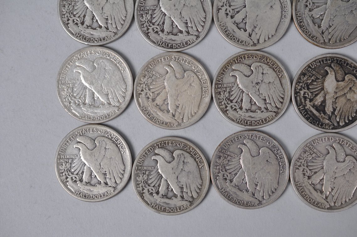 1940-1942 US Silver Half Dollars, photo 9 of 11