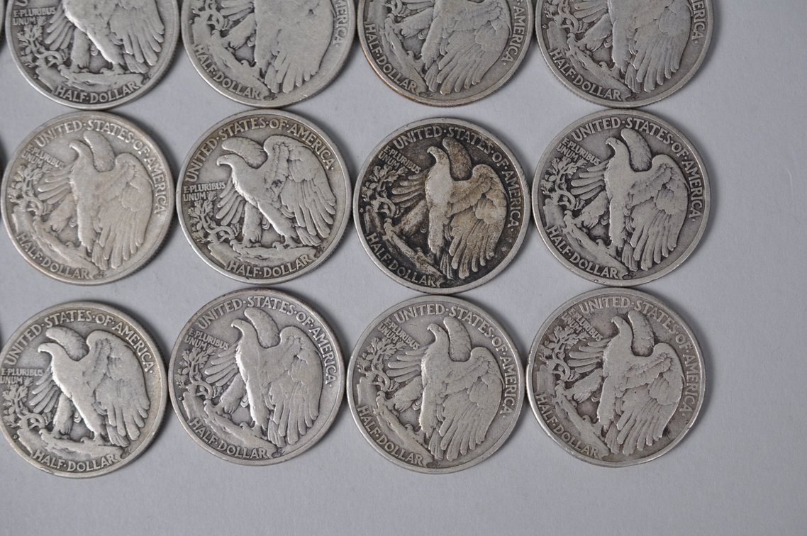 1940-1942 US Silver Half Dollars, photo 10 of 11
