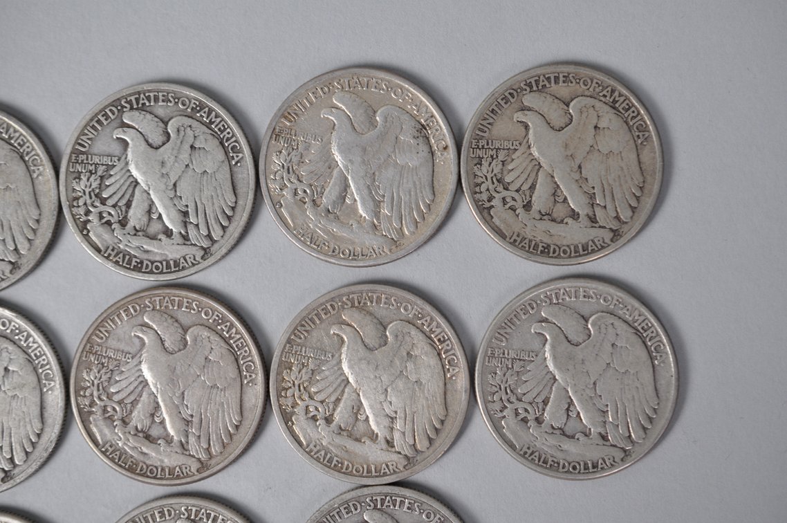 1943-1944 US Silver Half Dollars, photo 11 of 13