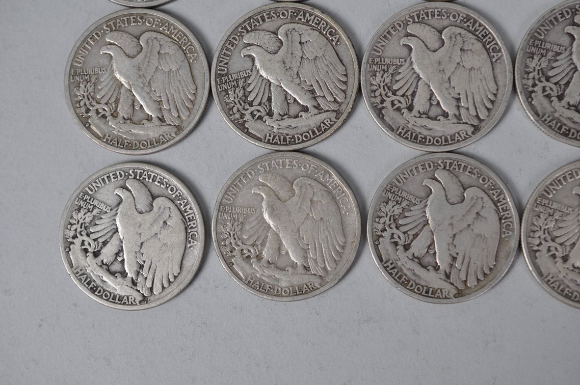 1943-1944 US Silver Half Dollars, photo 12 of 13