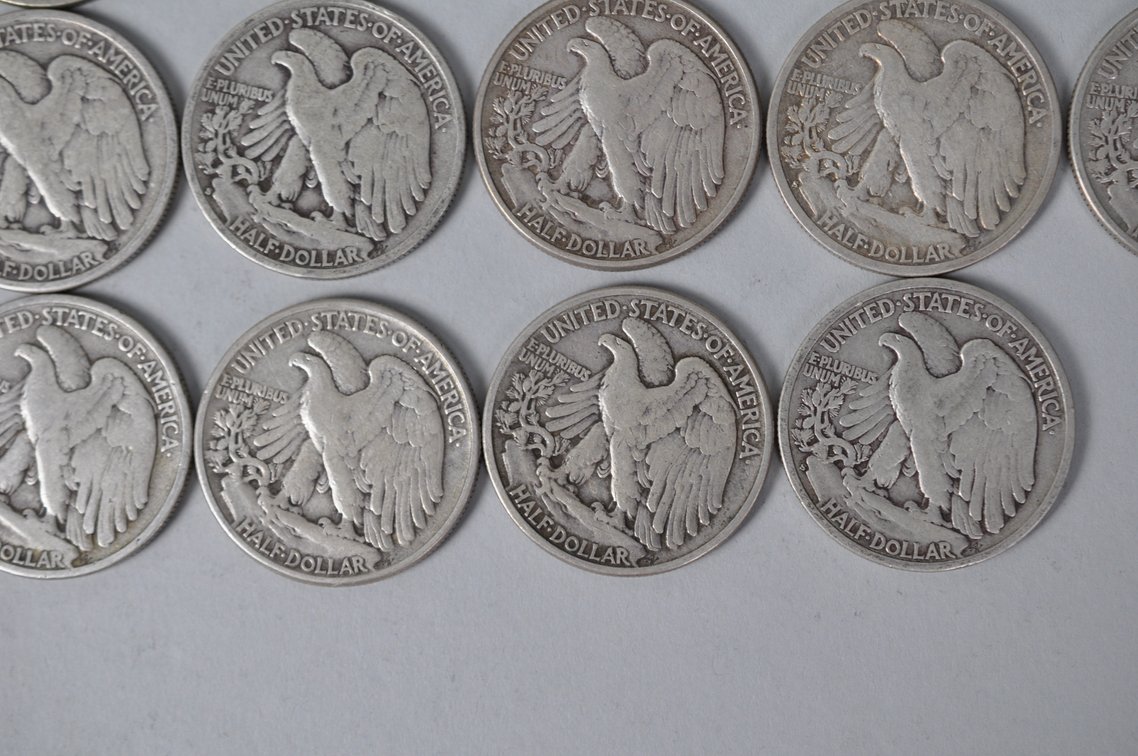 1943-1944 US Silver Half Dollars, photo 13 of 13