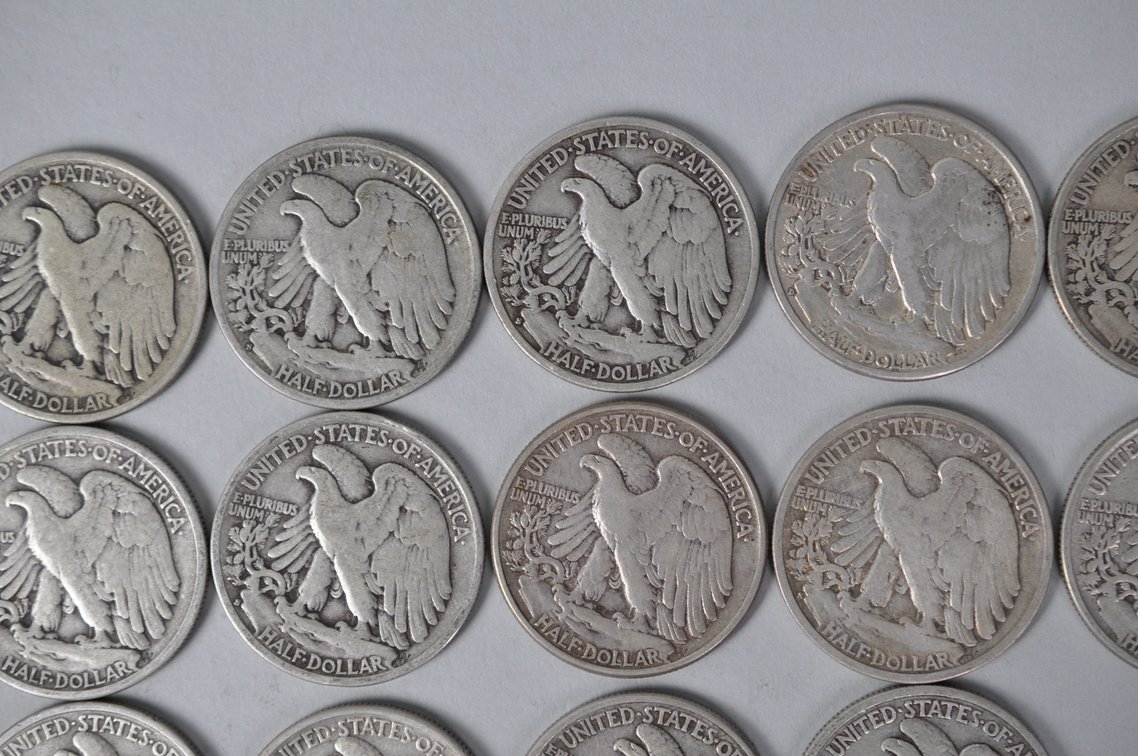 1943-1944 US Silver Half Dollars, photo 10 of 13