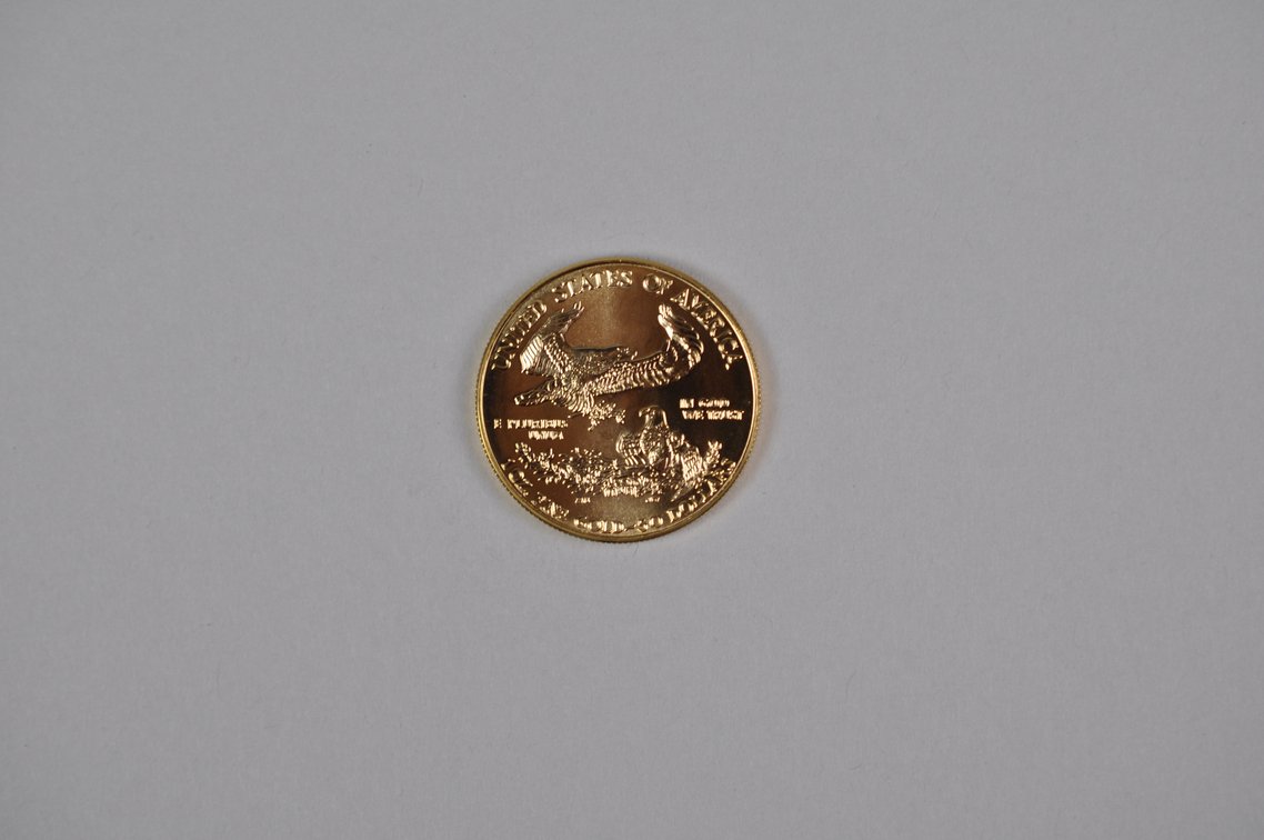 Brilliant Uncirculated Modern 1995 Gold Eagle From US Mint Tube, photo 5 of 7
