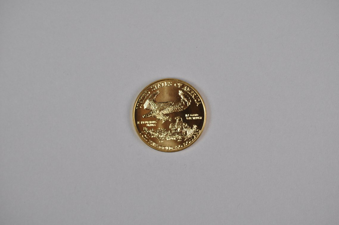 Brilliant Uncirculated Modern 1995 Gold Eagle From US Mint Tube, photo 4 of 7