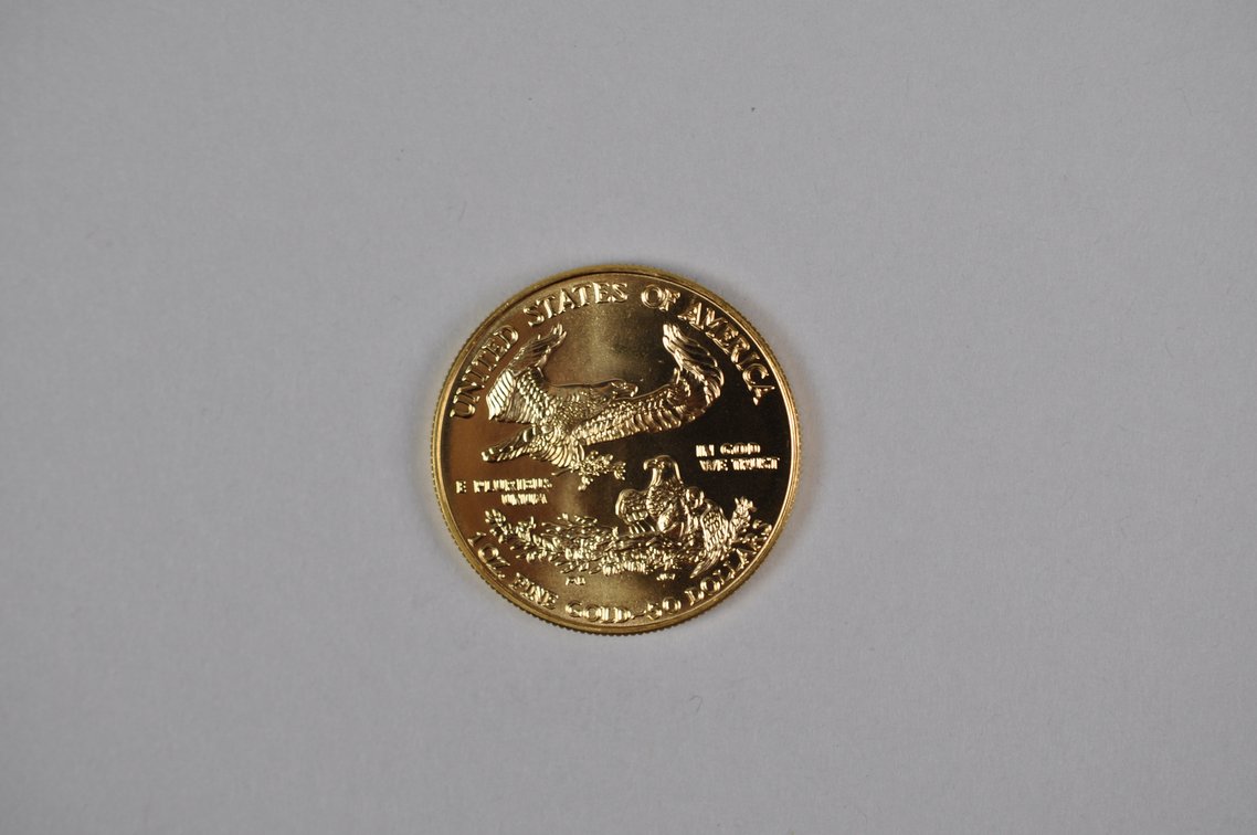 Brilliant Uncirculated Modern 1995 Gold Eagle From US Mint Tube, photo 5 of 7