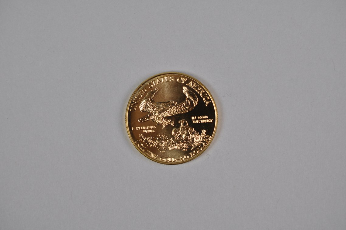 Brilliant Uncirculated Modern 1995 Gold Eagle From US Mint Tube, photo 4 of 6