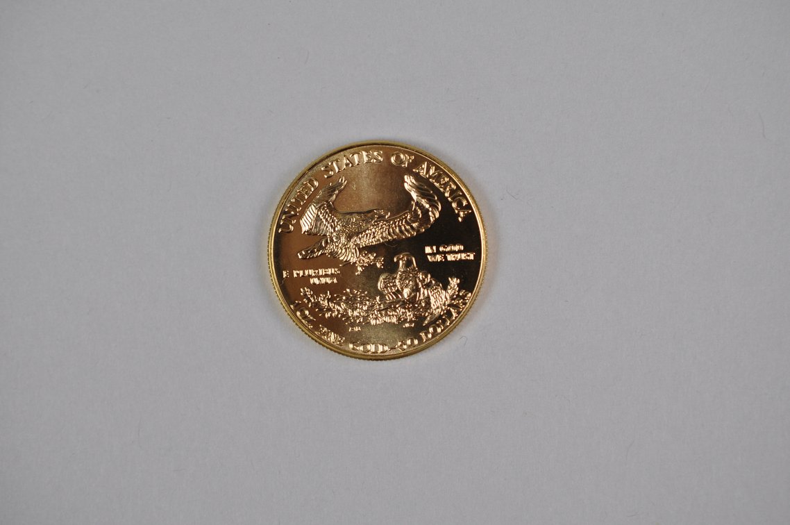 Brilliant Uncirculated Modern 1995 Gold Eagle From US Mint Tube, photo 5 of 6
