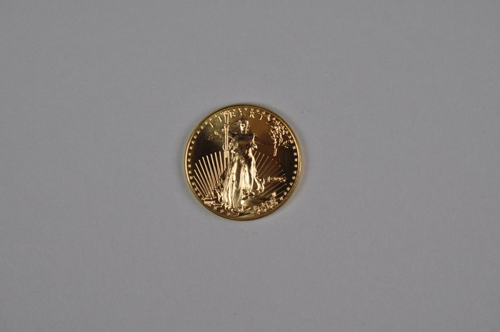 Brilliant Uncirculated Modern 1995 Gold Eagle From US Mint Tube