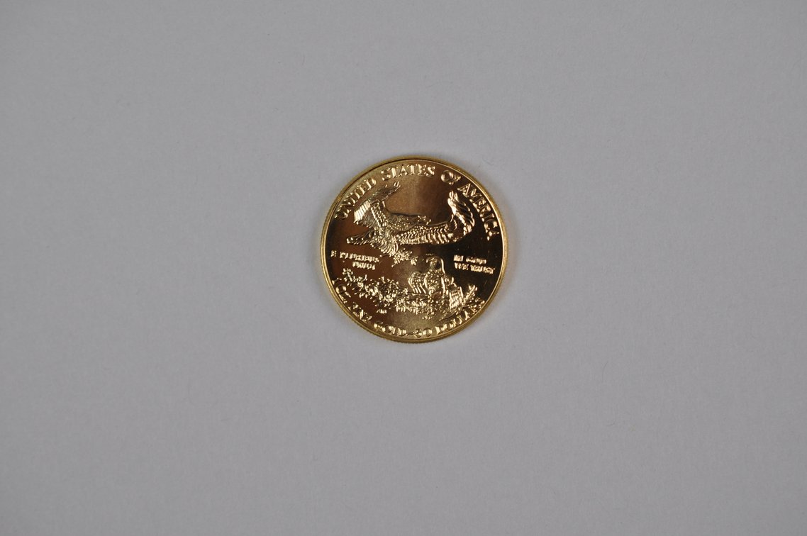 Brilliant Uncirculated Modern 1995 Gold Eagle From US Mint Tube, photo 4 of 6