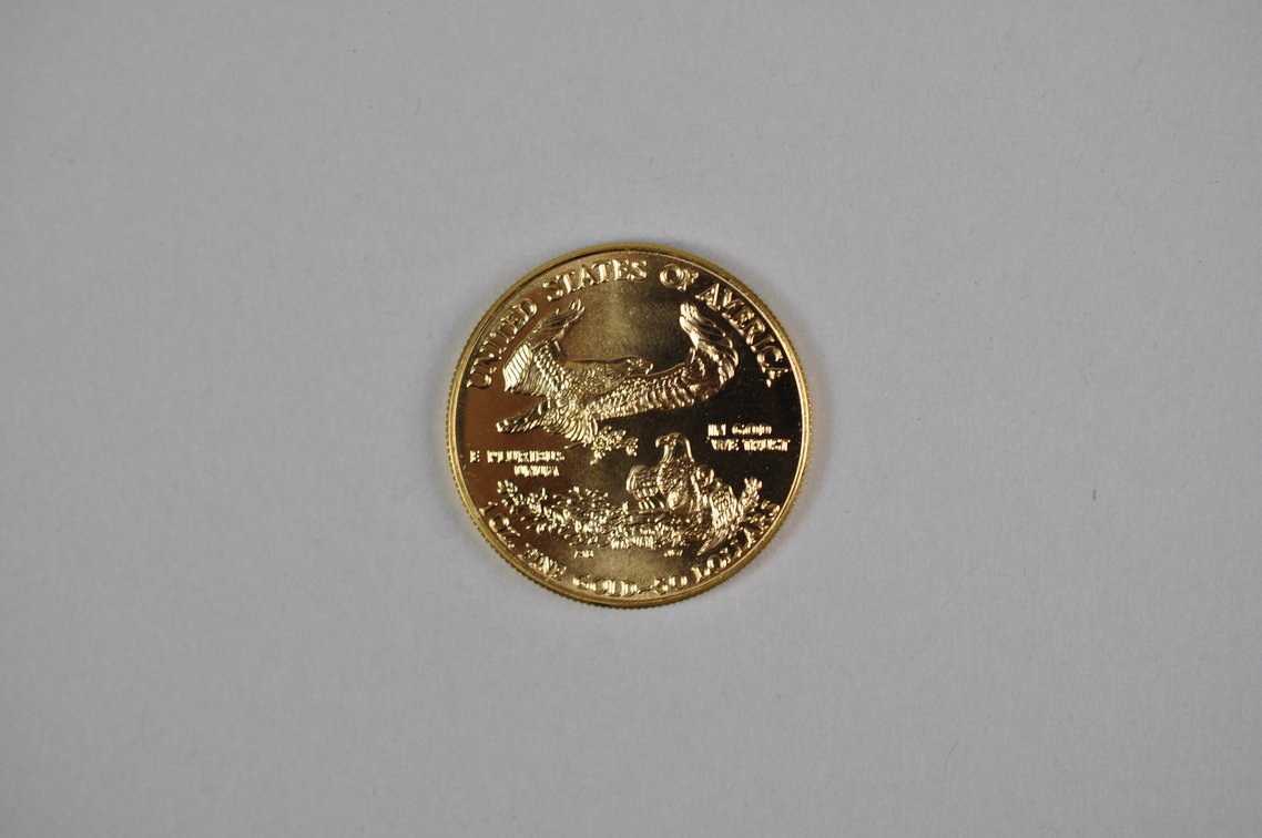 Brilliant Uncirculated Modern 1995 Gold Eagle From US Mint Tube, photo 4 of 5