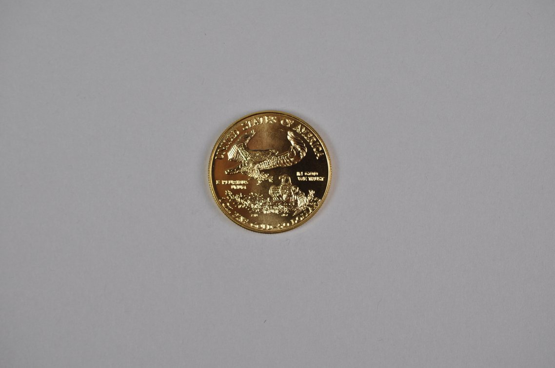 Brilliant Uncirculated Modern 1995 Gold Eagle From US Mint Tube, photo 3 of 5