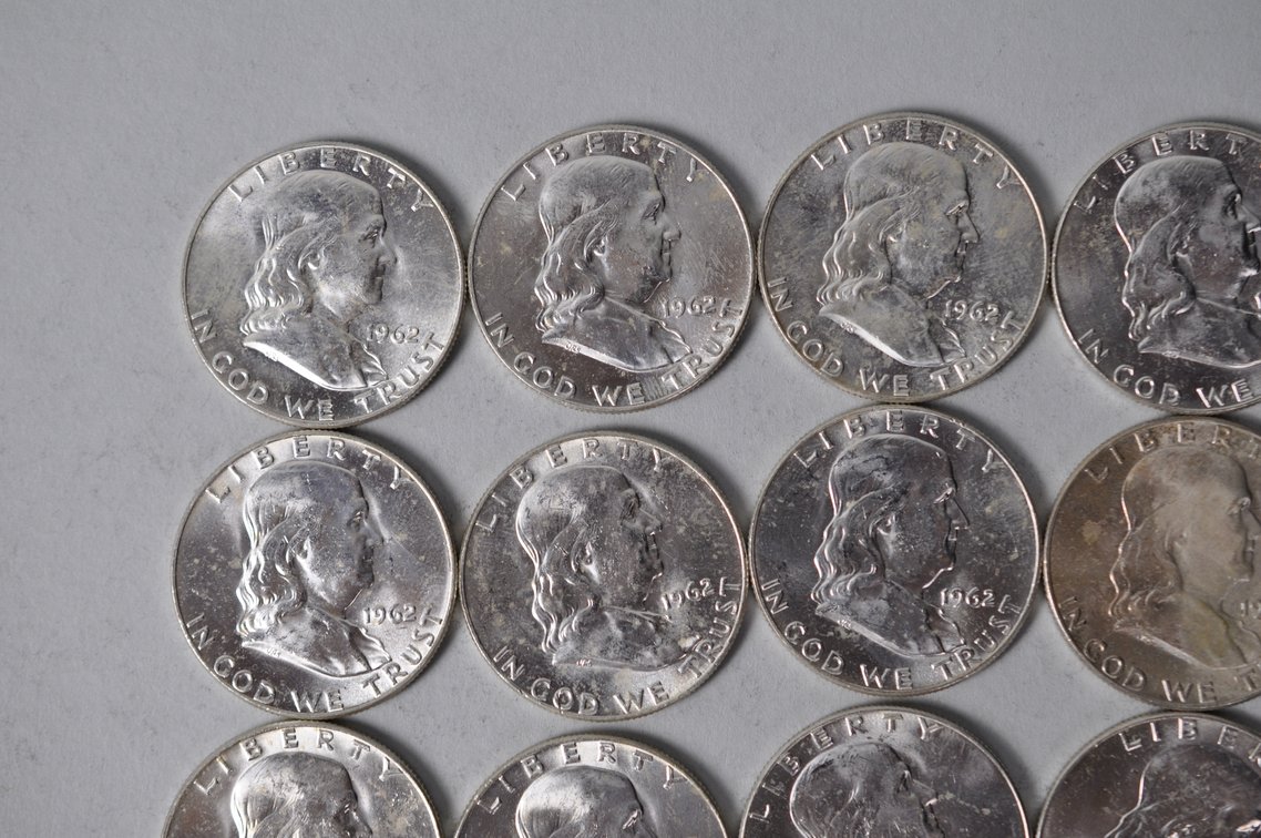 1962 US Silver Half Dollars, photo 2 of 10