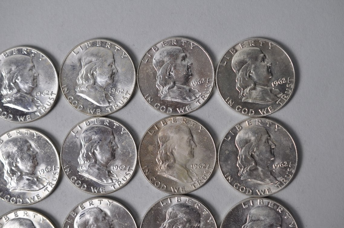 1962 US Silver Half Dollars, photo 3 of 10