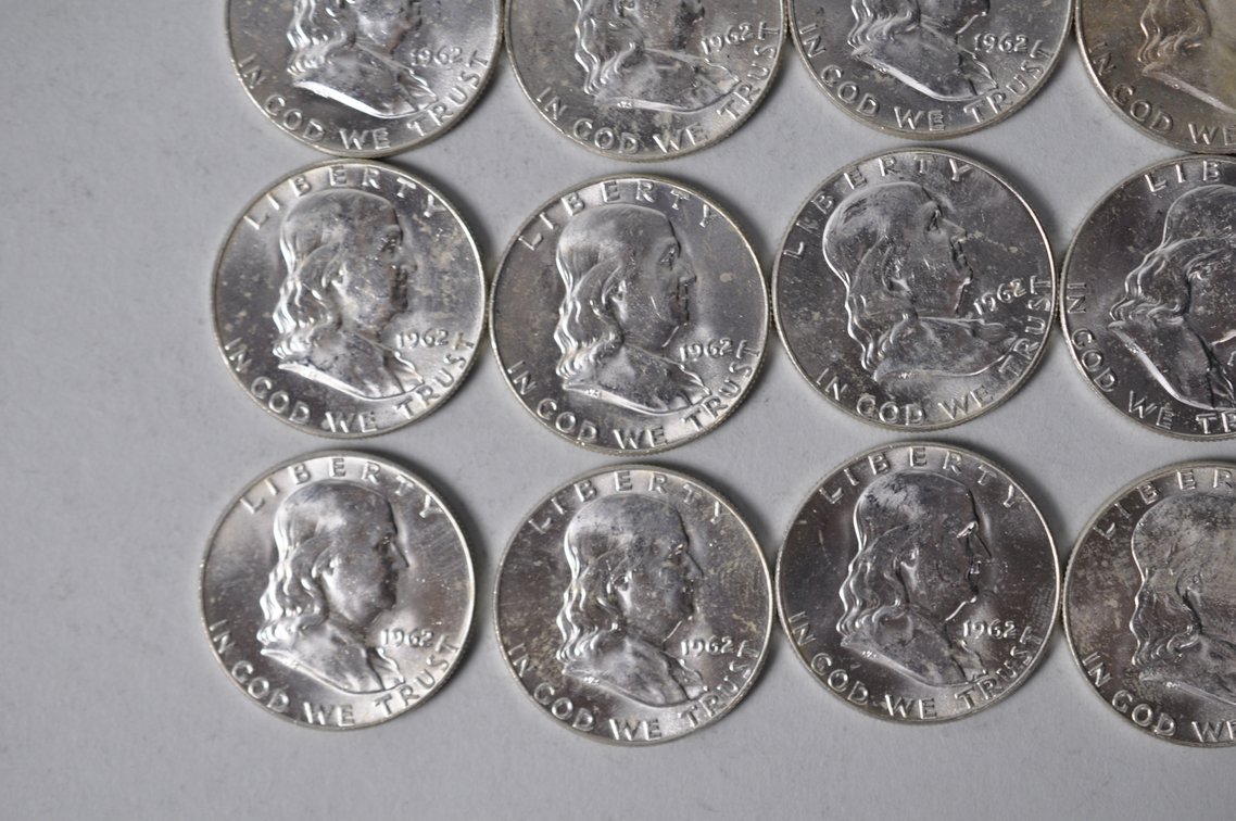 1962 US Silver Half Dollars, photo 4 of 10