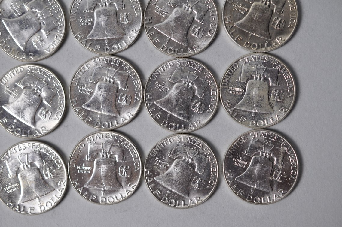 1962 US Silver Half Dollars, photo 10 of 10