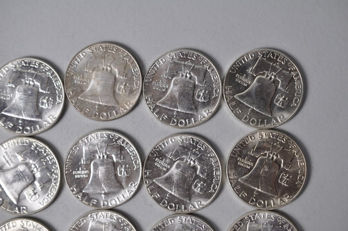 1962 US Silver Half Dollars, photo 8 of 10