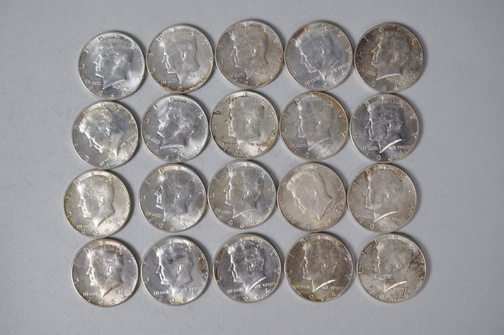 1964 US Silver Half Dollars
