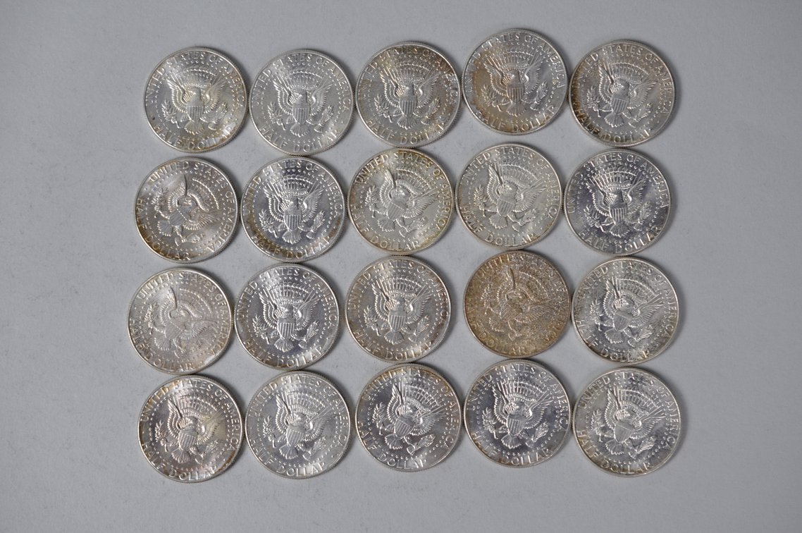 1964 US Silver Half Dollars, photo 6 of 10