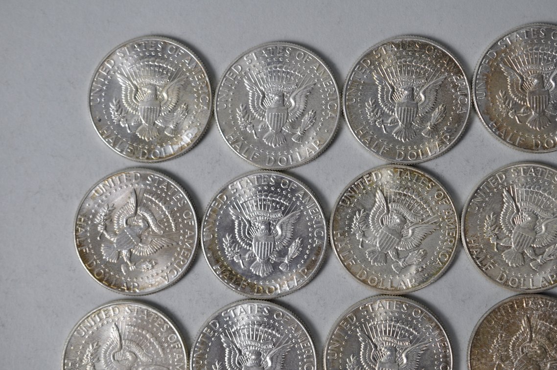 1964 US Silver Half Dollars, photo 7 of 10