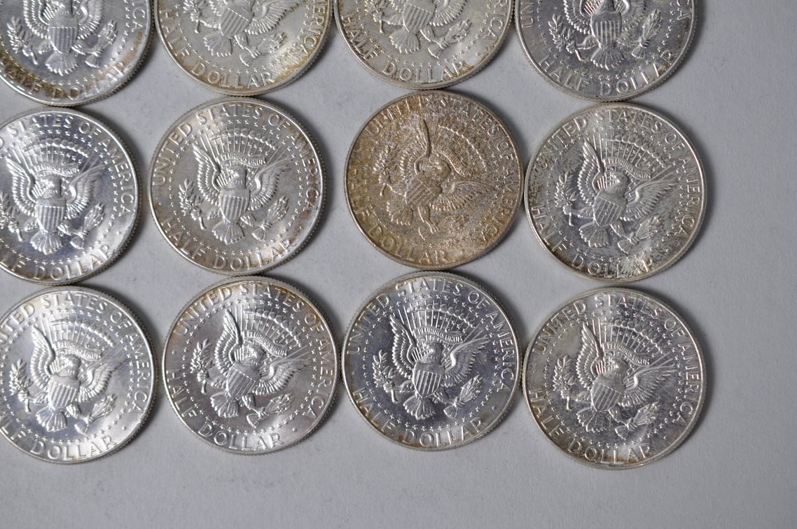 1964 US Silver Half Dollars, photo 10 of 10