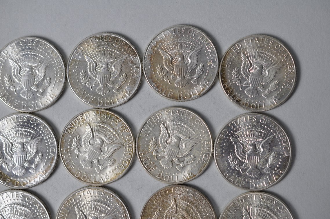 1964 US Silver Half Dollars, photo 8 of 10