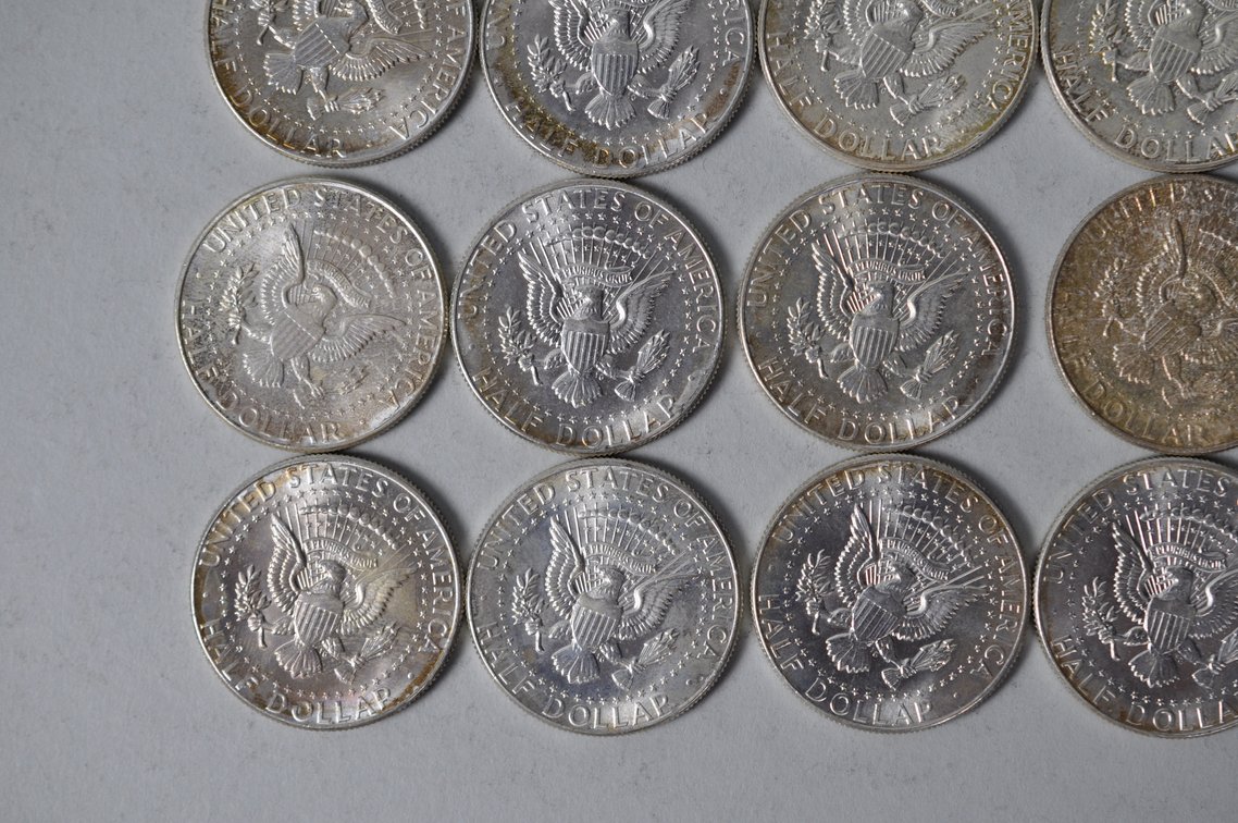 1964 US Silver Half Dollars, photo 9 of 10