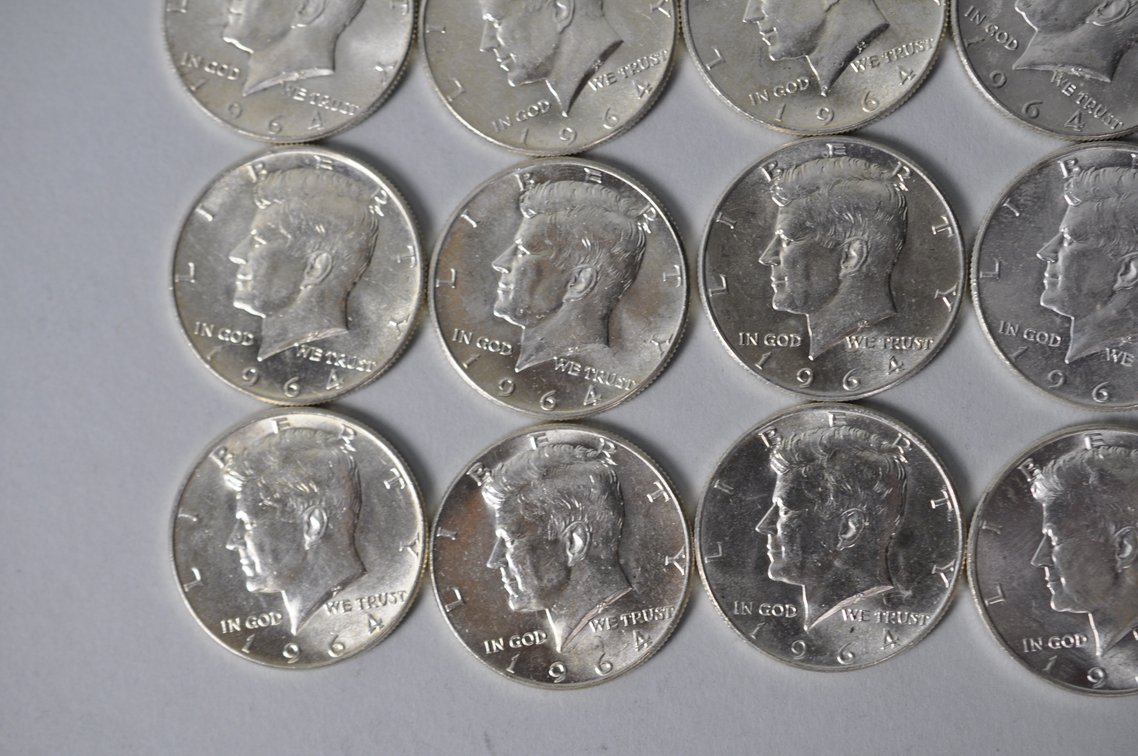 1964 US Silver Half Dollars, photo 5 of 11