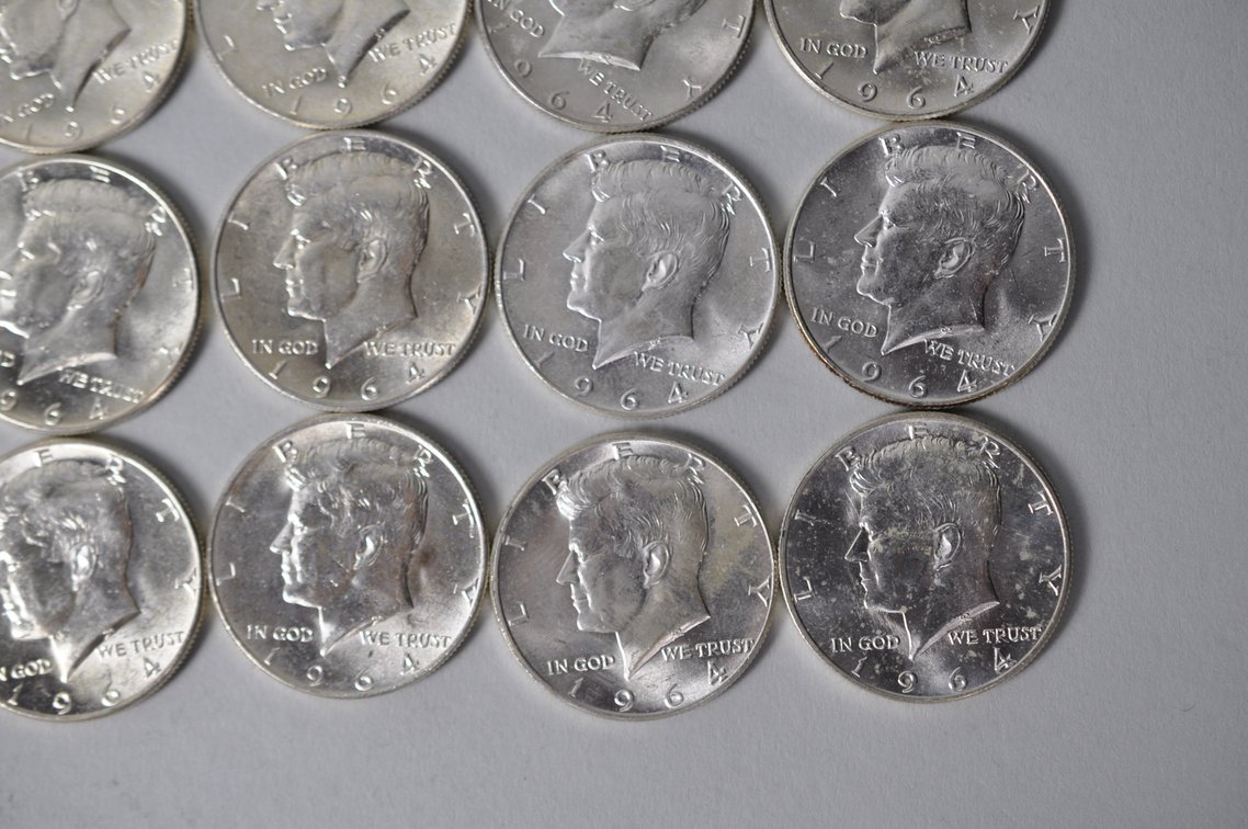 1964 US Silver Half Dollars, photo 6 of 11