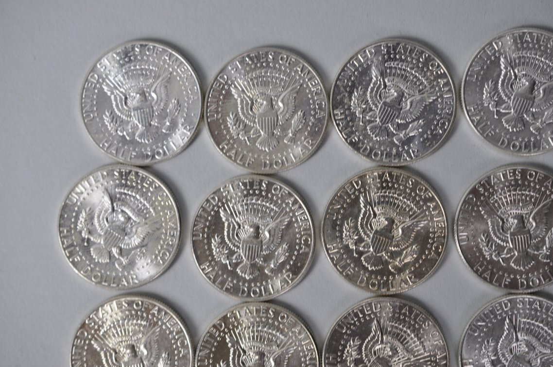1964 US Silver Half Dollars, photo 8 of 11