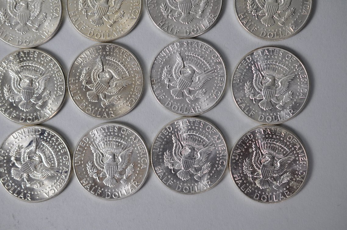1964 US Silver Half Dollars, photo 11 of 11