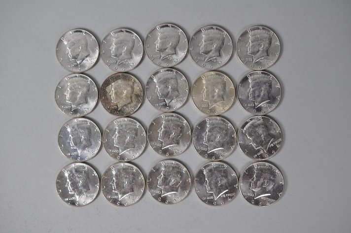 1964 US Silver Half Dollars