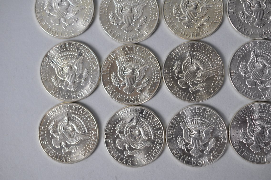 1964 US Silver Half Dollars, photo 10 of 11