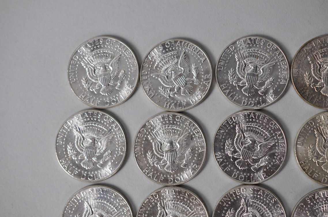 1964 US Silver Half Dollars, photo 8 of 11