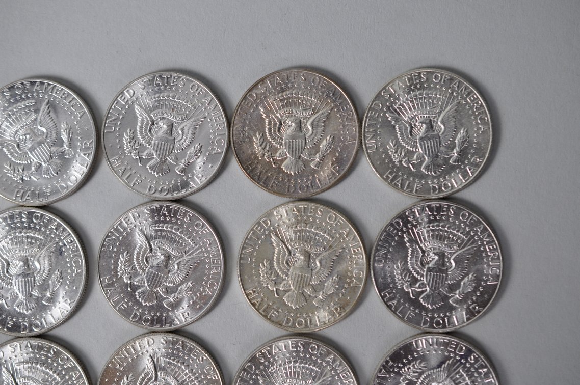 1964 US Silver Half Dollars, photo 9 of 11