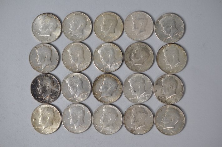 1964 US Silver Half Dollars