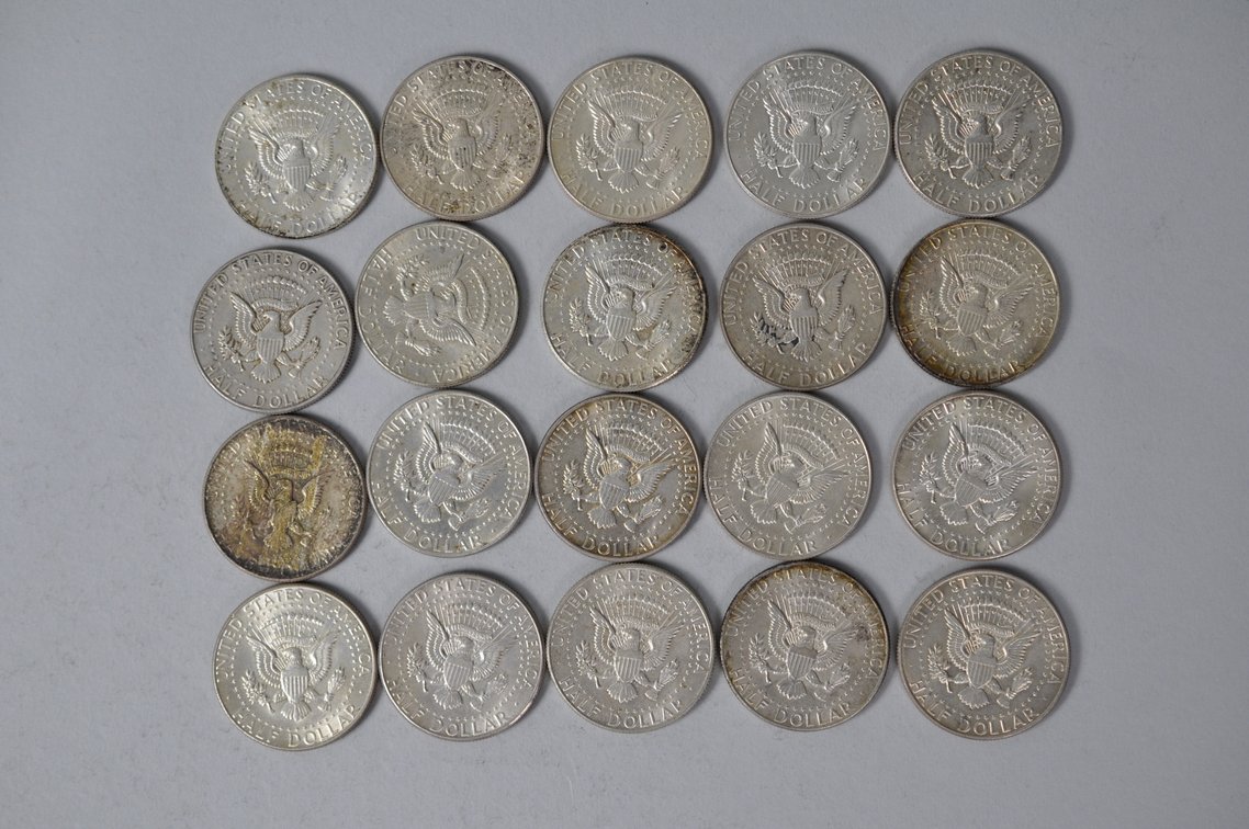 1964 US Silver Half Dollars, photo 6 of 10