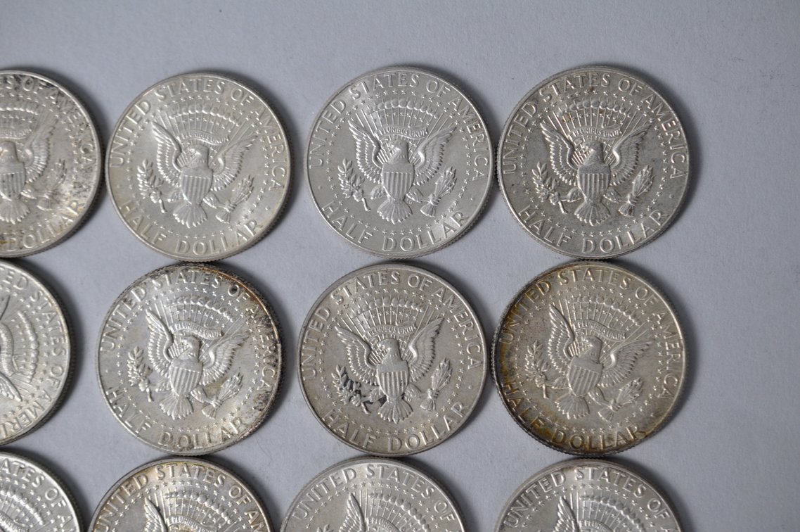 1964 US Silver Half Dollars, photo 8 of 10